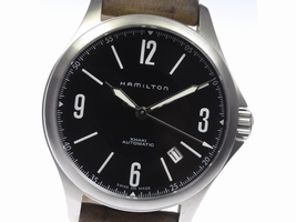 Hamilton Khaki Aviation H765650 Stainless Steel & Leather Automatic 38mm Men's Hamilton