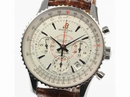 Breitling Montbrillant AB0130 Stainless Steel & Leather Automatic 40mm Mens Breitling