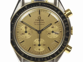 Omega Speedmaster 3310.10 18K Yellow Gold & Stainless Steel Automatic 39mm Mens Omega