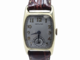 Hamilton Stainless Steel / Leather Manual Vintage 23mm Mens Hamilton