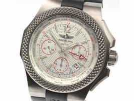 Breitling Bentley EB0433 Titanium / Rubber Automatic 45mm Mens Breitling