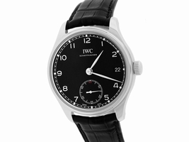 IWC Portuguese IW510202 5102 Stainless Steel / Leather 43mm Mens