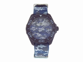 Tag Heuer Aquaracer WAY208DFC8221 Black PVD Titanium Date Window Automatic 43mm Mens Tag Heuer