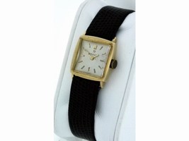 Omega 14K Yellow Gold 24mm Vintage Womens Omega