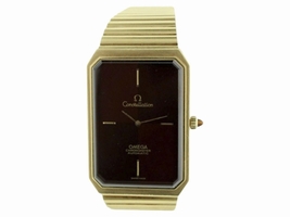 Omega Constellation 18K Yellow Gold Mens Omega