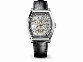 Vacheron Constantin Malte 30135/000P-9842 Platinum & Leather with Skeleton Dial 48.24mm Mens Vacheron Constantin