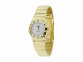 Omega 18K Yellow Gold Quartz Constellation 31mm Omega