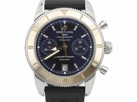 Breitling Superocean Heritage U23370 Rose Gold Bezel Rubber Strap Breitling