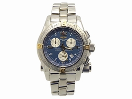 Breitling Emergency Mission B73321 Stainless Steel Blue Dial Quartz 45mm Mens Breitling