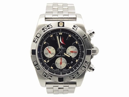 Breitling Chronomat B01 AB0110 Stainless Steel Black Dial Automatic 44mm Mens Breitling