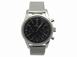 Breitling Transocean AB015212 Stainless Steel & Black Dial 43mm Mens Breitling