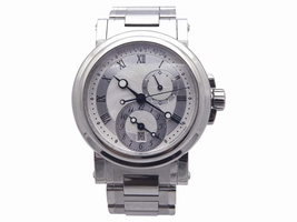 Breguet Marine GMT 5857ST12SZO Stainless Steel Automatic Silver Dial 42mm Mens Breguet