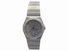 Omega Constellation Stainless Steel Diamond Bezel & Markers Quartz 27.5mm Womens Omega