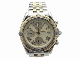 Breitling Crosswind D13355 Stainless Steel & Yellow Gold Automatic 43mm Mens Breitling