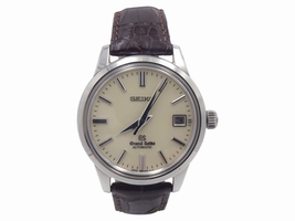 Seiko SBGR261 Stainless Steel & Leather Cream Dial Automatic 40mm Mens Seiko