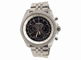 Breitling For Bentley 06 AB061112 Royal Ebony Dial Stainless Steel 49mm Mens Breitling