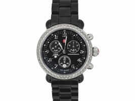 Michele CSX MWW03N000003 Black Ceramic Steel Ladies Michele