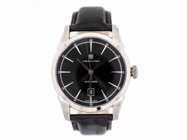 Hamilton Spirit Of Liberty Stainless Steel Automatic Black Dial Date Men's Hamilton
