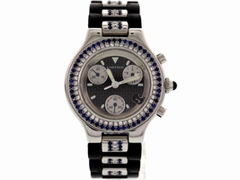 Cartier 2424 Chronoscaph 21 Stainless Steel & Diamond & Sapphire Unisex Cartier