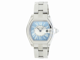 Cartier Roadster 2675 Stainless Steel Blue Dial 32mm Womens Cartier