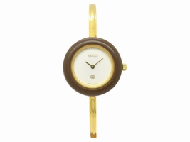 Gucci 1100-L Gold Plated Vintage 26mm Womens Gucci