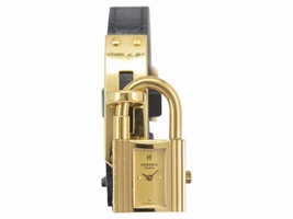 Hermes Kelly Gold Plated Quartz 20mm Womens Hermes