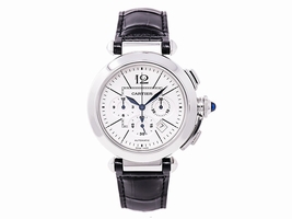 Cartier Pasha Chronograph 2860 Stainless Steel Automatic 42mm Mens Cartier