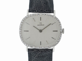 Movado 14K White Gold Hand-Winding 32mm Unisex Vintage Movado