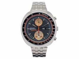 Seiko Sports SpeedTimer 6138-0011 Stainless Steel Automatic Vintage 43mm Mens Seiko