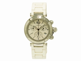 Cartier Pasha W3140005 3129 Stainless Steel Quartz 37mm Unisex Cartier