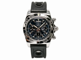 Breitling Chronomat AB0110 Stainless Steel & Rubber Blue Dial Automatic 43mm Mens Breitling