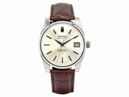 Seiko Grand Seiko 43999 Stainless Steel & Leather Hand-Winding Vintage 36.5mm Mens Seiko