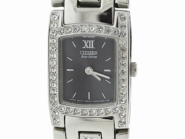 Citizen EW8140-54E Stainless Steel & Black Dial 17mm Womens Citizen