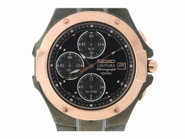 Seiko SNAC42 Two-Tone Stainless Steel Quartz 39mm Mens Seiko