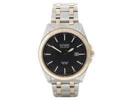 Citizen Eco-Drive BM7106-52E Two-Tone Stainless Steel with Black Dial 40mm Mens Citizen