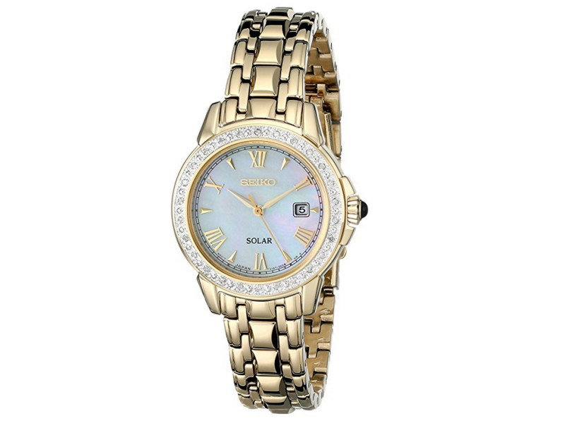 Seiko SUT172 Gold Tone Stainless Steel Quartz 28mm Womens Seiko