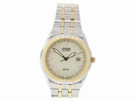 Citizen BM6844-57P Stainless Steel & Yellow Gold Champagne Dial 39mm Mens Citizen