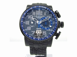 Graham Silverstone Stowe 2BLCB.B30A Black PVD Stainless Steel Automatic 48mm Mens Graham