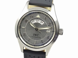 IWC Spitfire IW3251 UTC Silver Dial Stainless Steel Automatic 39mm Mens IWC