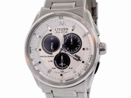 Citizen BL5480-53A Stainless Steel & White Dial 43mm Mens Citizen