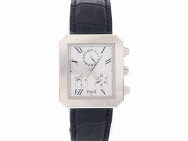 Piaget 14254 Protocol 18K White Gold Mens Piaget