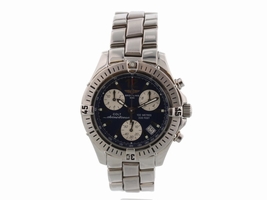 Breitling Colt Ocean Chrono A53050 Stainless Steel Black Dial Quartz 37mm Mens Breitling