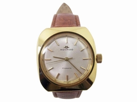 Movado Kingnatic 18K Yellow Gold Automatic 36.5 mm Mens 1960s Movado