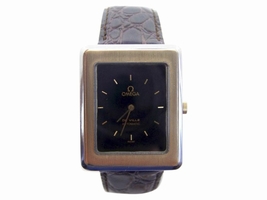 Omega De Ville Stainless Steel & 14K Yellow Gold Vintage 29mm Womens Omega