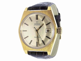 Omega Geneve Stainless Steel / Leather Vintage 35 mm Mens Omega