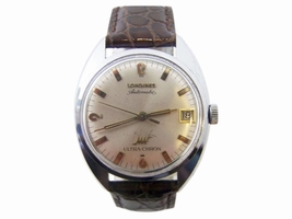 Longines Ultra-chron Chrome Plated Vintage Automatic 34.3mm Mens Longines