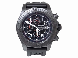 Breitling Super Avenger M13370 Stainless Steel / Rubber Automatic 50mm Mens Breitling