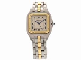Cartier Panthere 187949 18K Yellow Gold & Stainless Steel 27mm Unisex Cartier