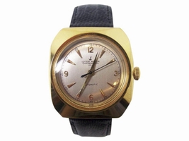 Ulysse Nardin Gold Plated and Leather Vintage Automatic 36.5mm Mens Ulysse Nardin