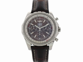 Breitling Bentley Motors A44362 Stainless Steel & Leather Automatic 48mm Mens Breitling
